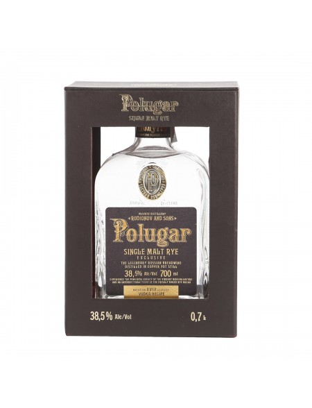 Vodka Polugar Single Malt Rye Exclusive 0,70 L (Astucciato)