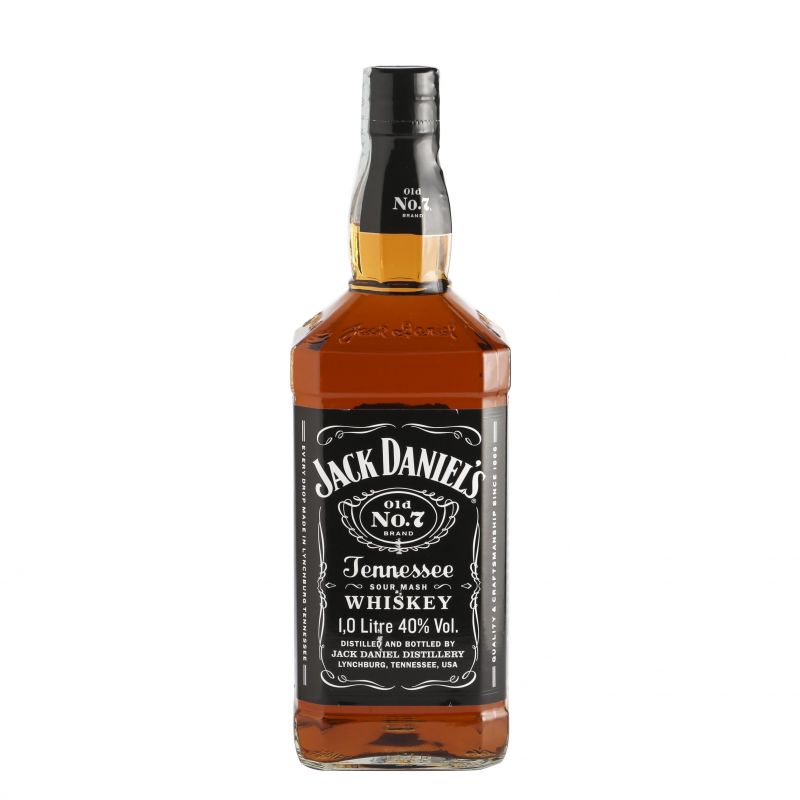 Jack Daniel's Tennessee Whiskey Old N. 7 Brand 1 L Jack Daniel's Tennessee Whiskey Old N. 7 Brand 1 L